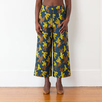 The Julia Pant - Blue/gold