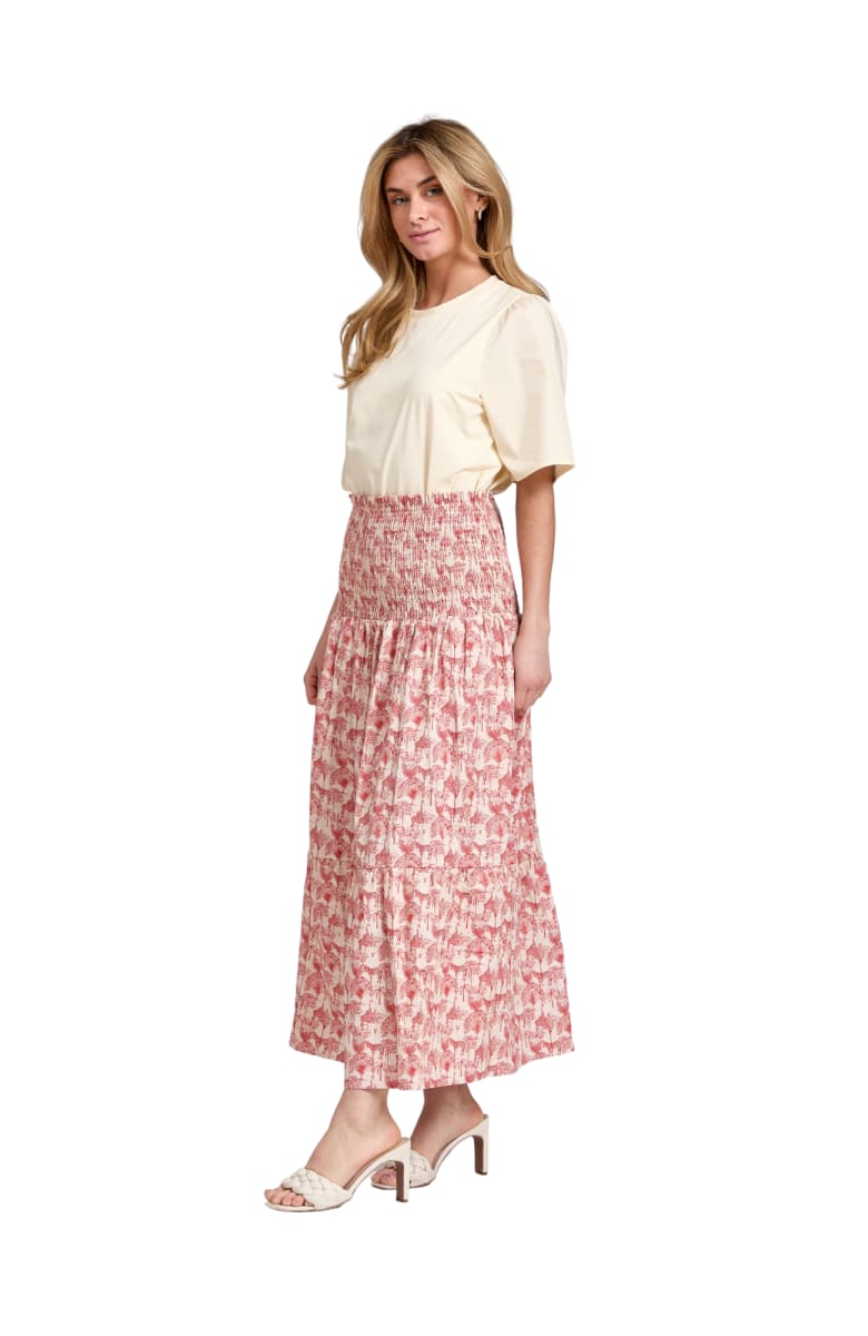 Leah Skirt - Red Safari