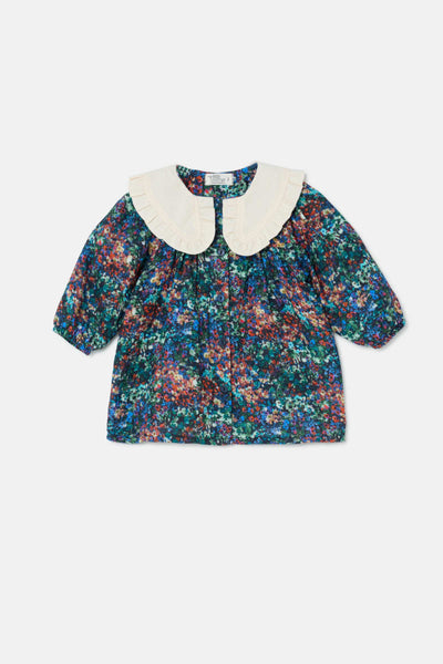 Floral Paint Baby Dress - Unique