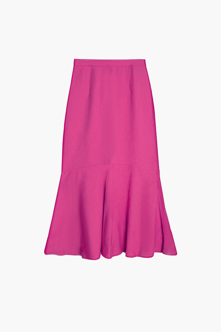 Tencel Flared Skirt - Bougainvillea