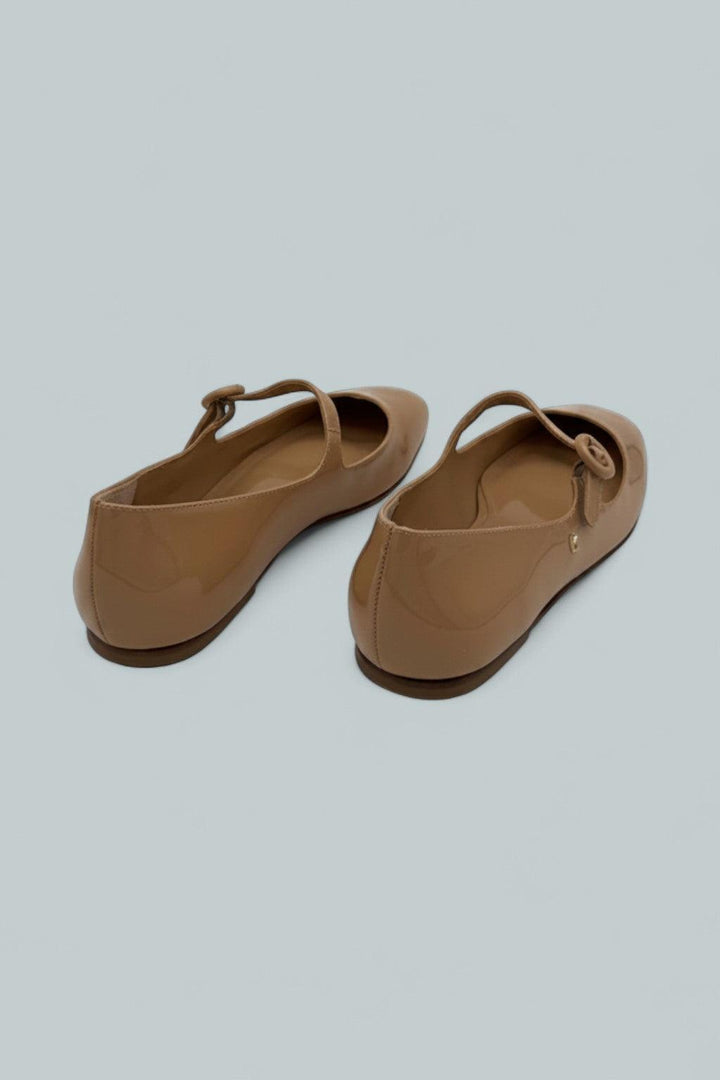 Blair Ballet Flats - Tan Patent