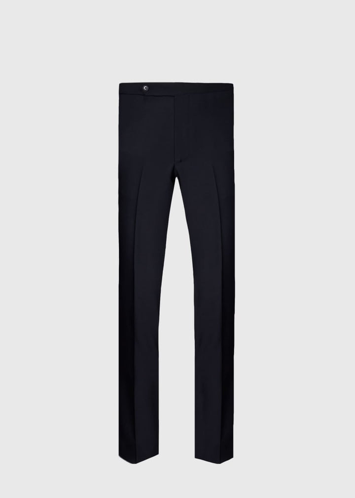 Wool Double Breasted Shawl Collar Tuxedo - Black - Tuxedo