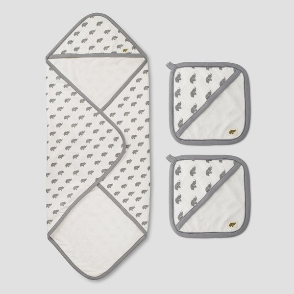 Bath Bundle - Grey Elephant