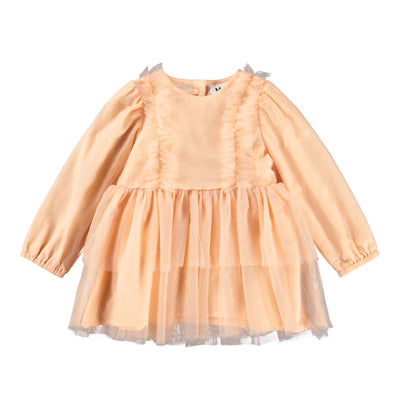 Claudette Dress Long Sleeve - Rose Cloud
