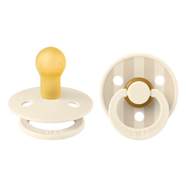 Bibs Pacifier 2 Pack - Ivory Vanilla Mix
