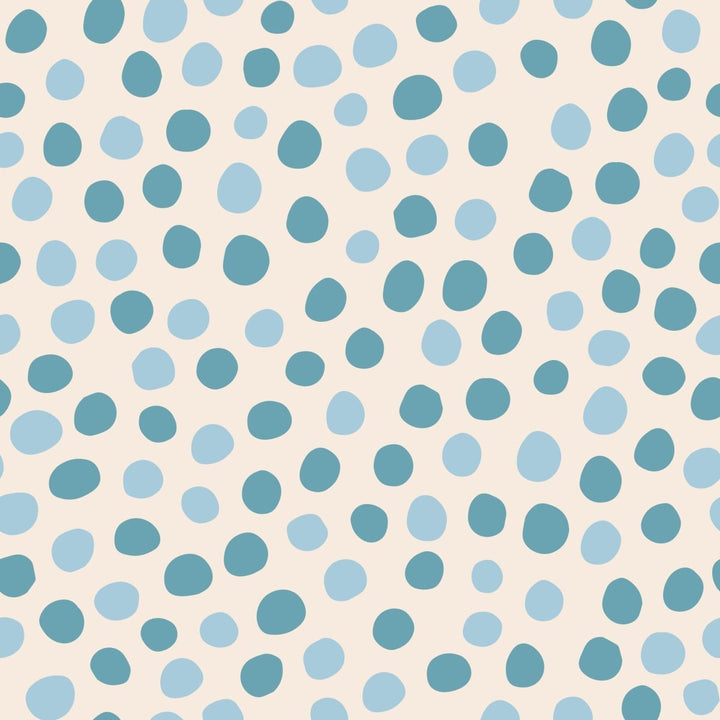 Convertible Romper - Polka Dot Blue