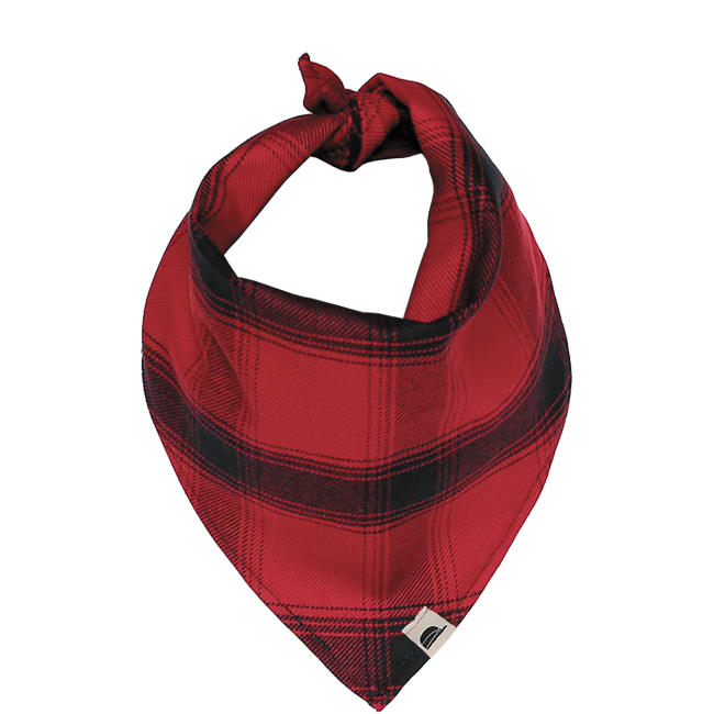 The SK Pet Bandana - Red/black Pld