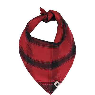The SK Pet Bandana - Red/black Pld