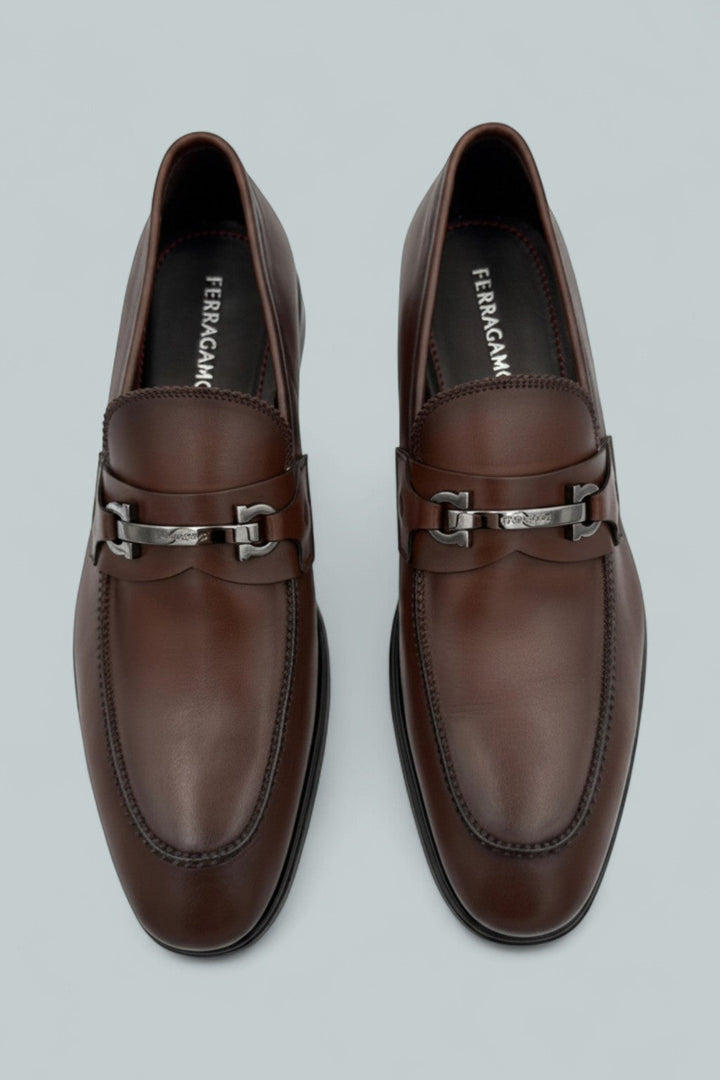 Bentley Doupont Lux Leather Bit Loafers - Midbrown