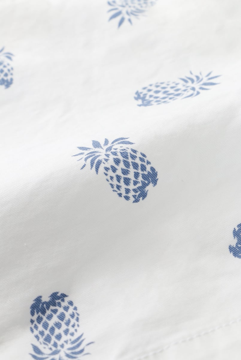 Pina Colada Print 4" Short - White Pina Colada