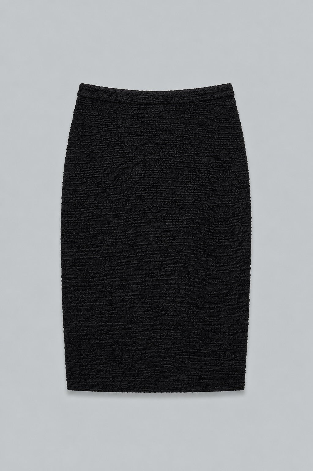 Valerie Tweed Midi Skirt - Black