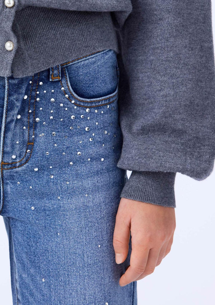 Asta - Rhinestone Denim