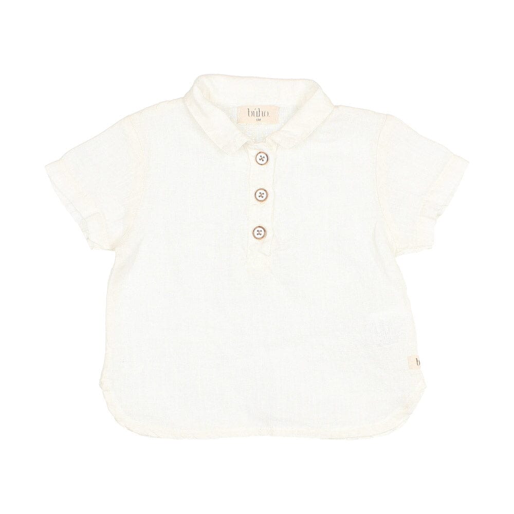 Baby Linen Shirt - Ecru Shirts Buho 