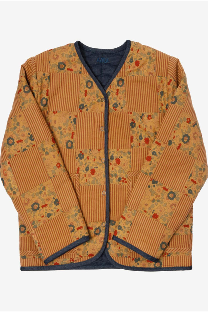 Children's Reversible Quilted Jacket - Terracotta Liberty