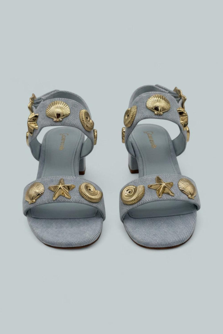 Madison Block Maya Denim Sandals - Maya Denim - Sandals