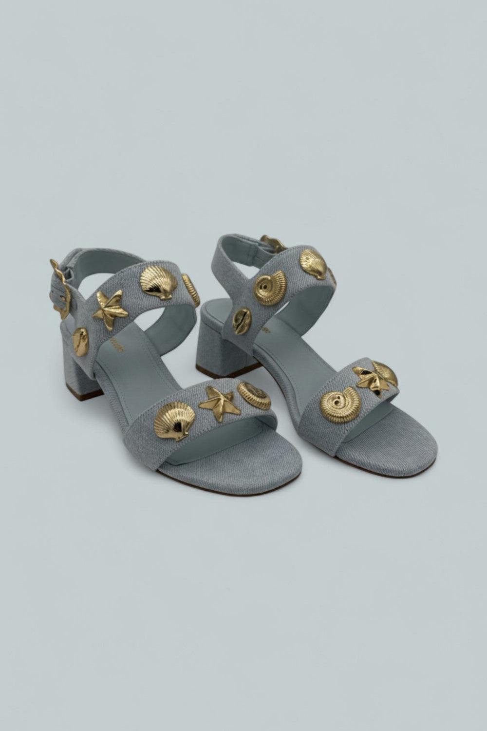 Madison Block Maya Denim Sandals - Maya Denim - Sandals