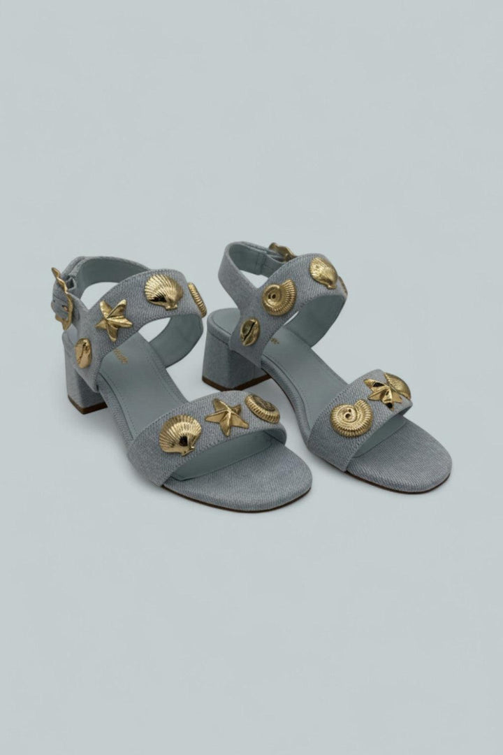 Madison Block Maya Denim Sandals - Maya Denim - Sandals