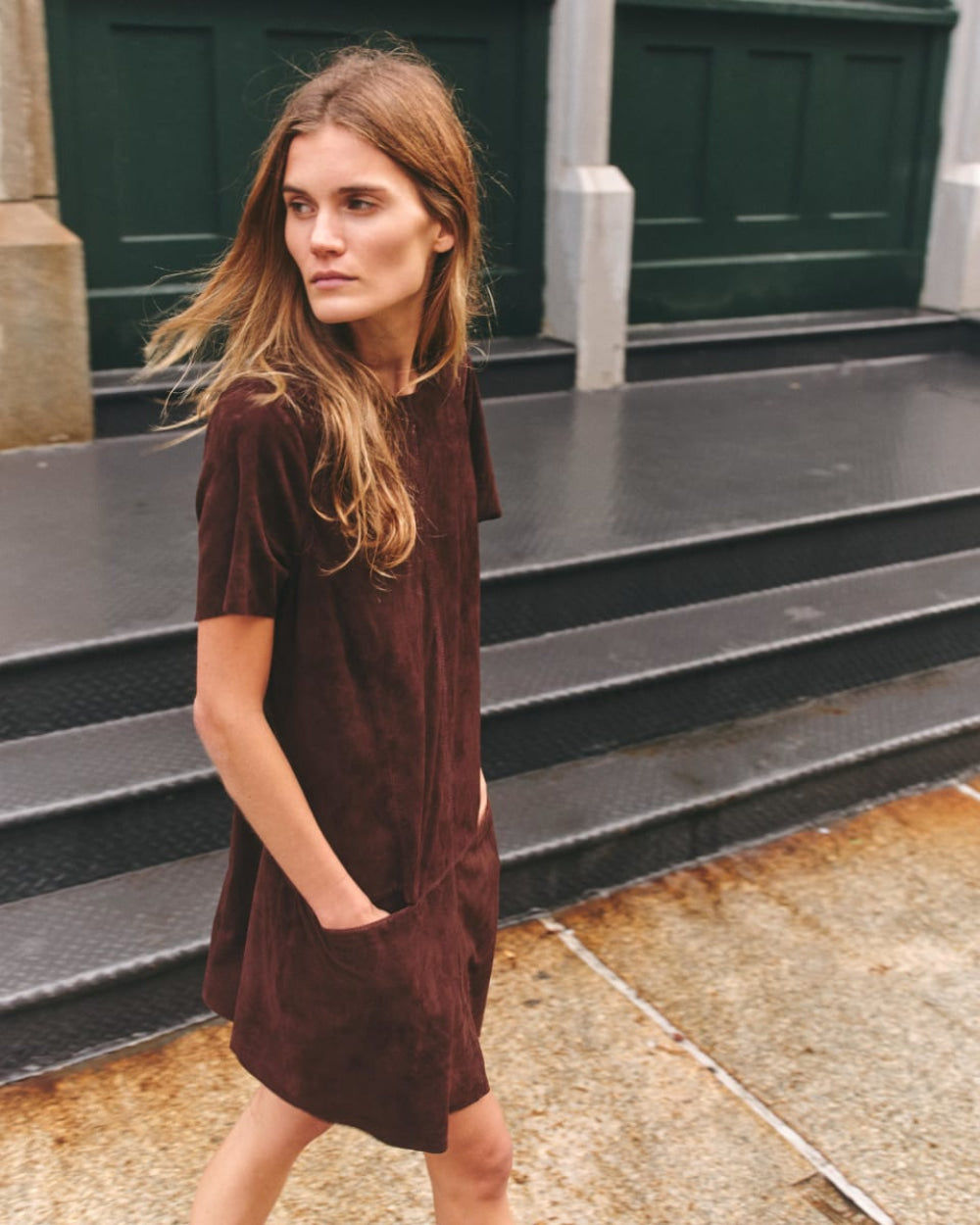 Madison S/S Dress - Chicory - Dresses