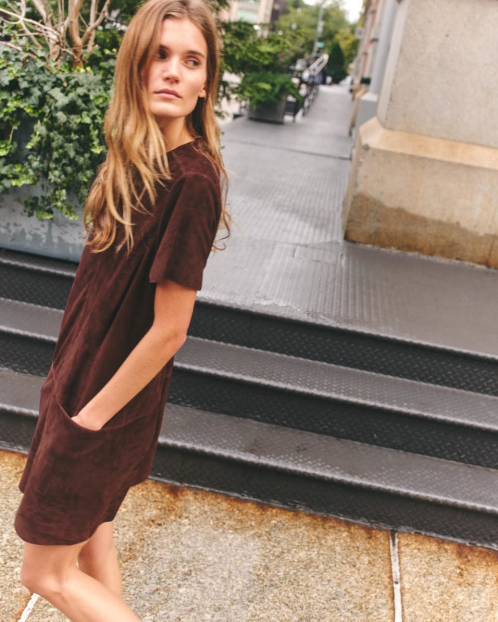 Madison S/S Dress - Chicory - Dresses
