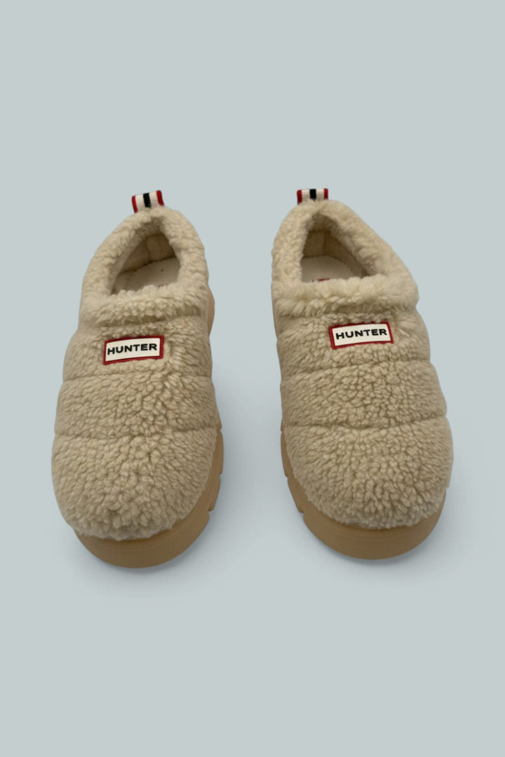 Madisons Women’s Flat Shoes - Light Natural Faux Fur - 10 M - Loafers