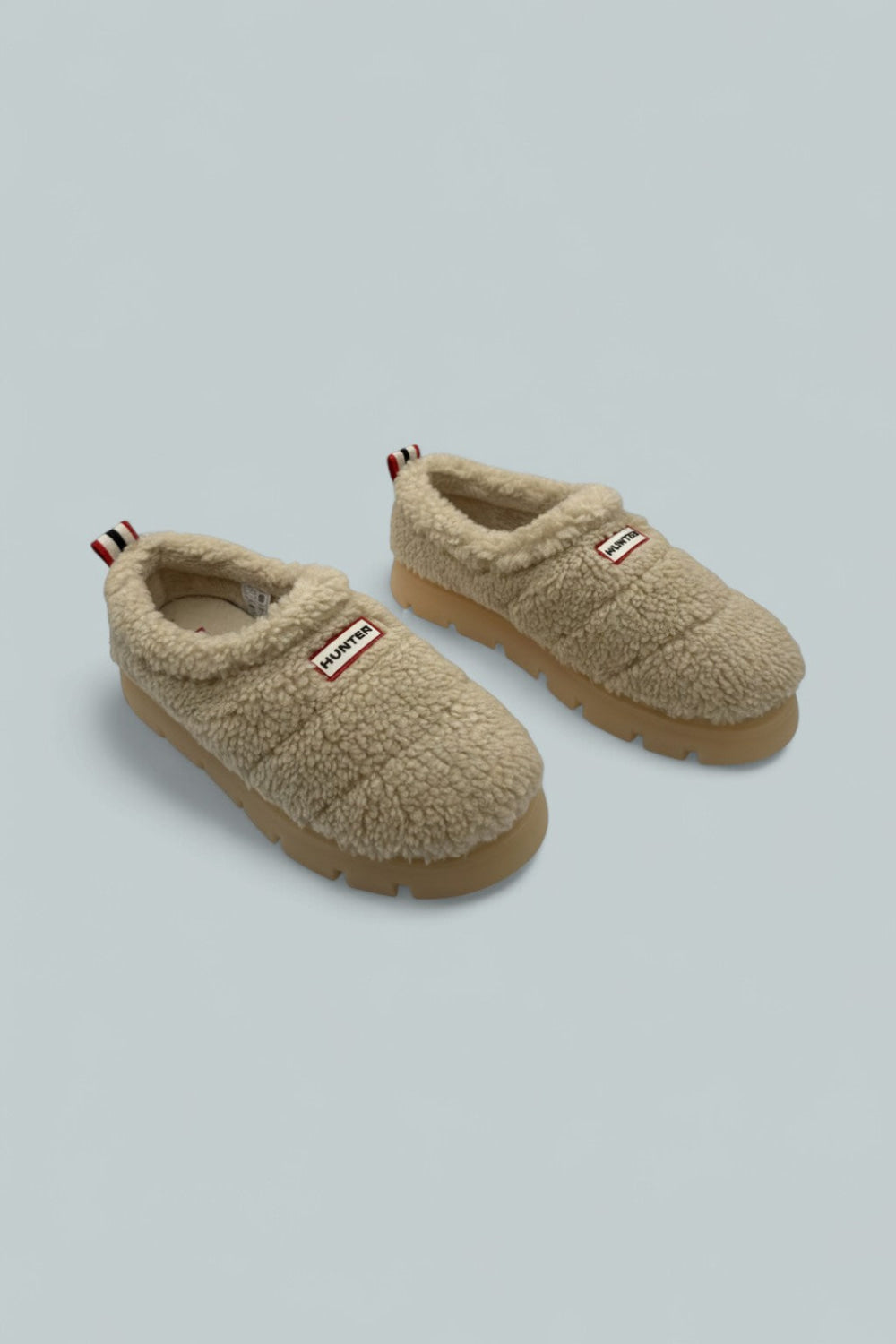 Madisons Women’s Flat Shoes - Light Natural Faux Fur - 10 M - Loafers