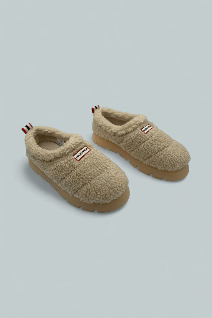 Madisons Women’s Flat Shoes - Light Natural Faux Fur - 10 M - Loafers