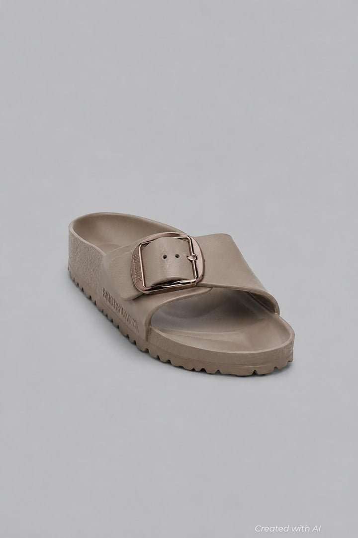 Madrid Eva Big Buckle Sandals - Beige - 41 N - Sandal