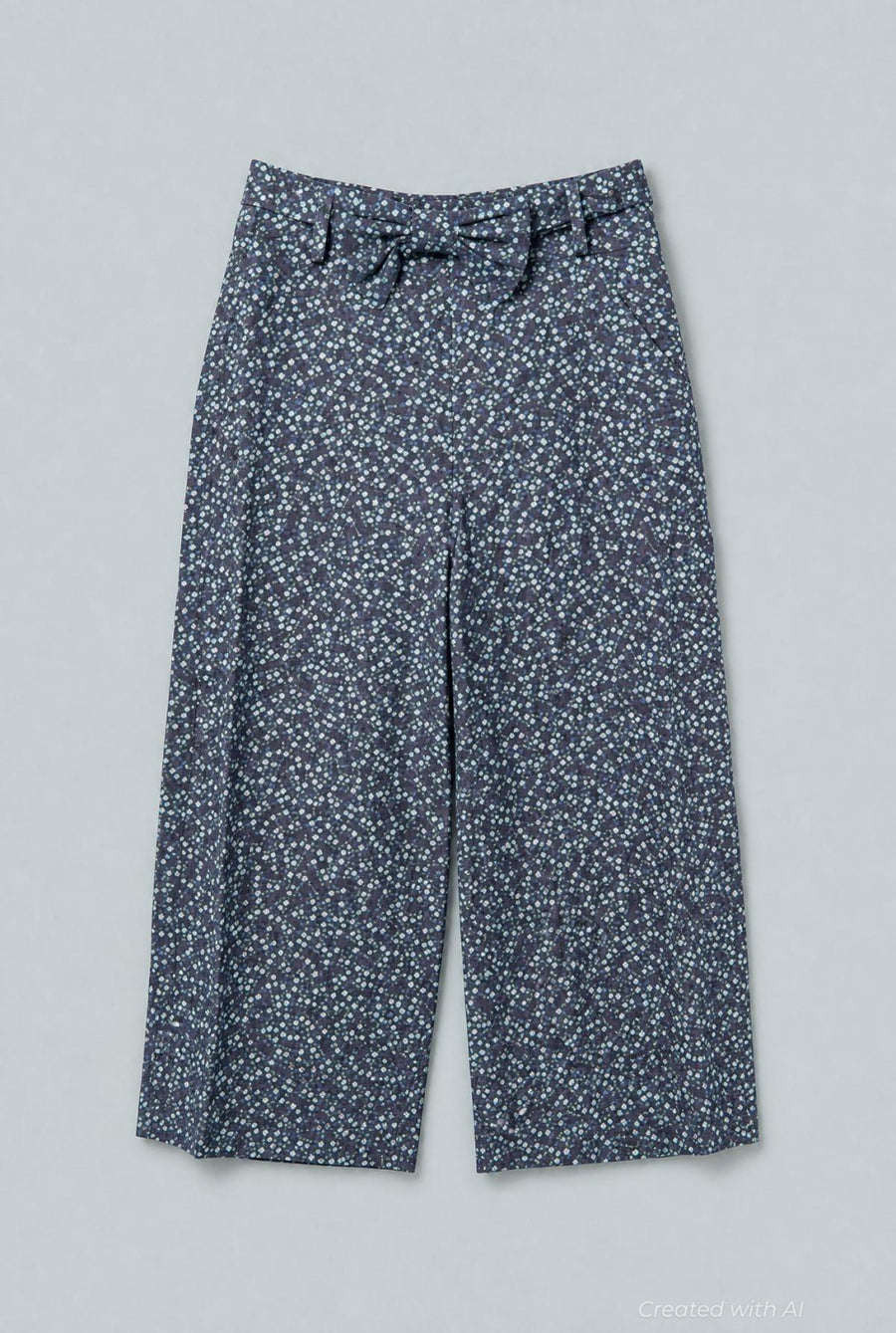 Mae Wide Leg Pants - Navy - Pants