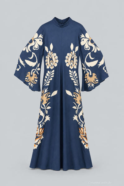 Magnifico Dress - Selva Placée Blue - Dresses