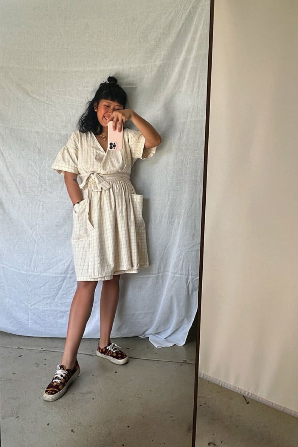 Maï Wrap Dress - Canary - S - Dresses