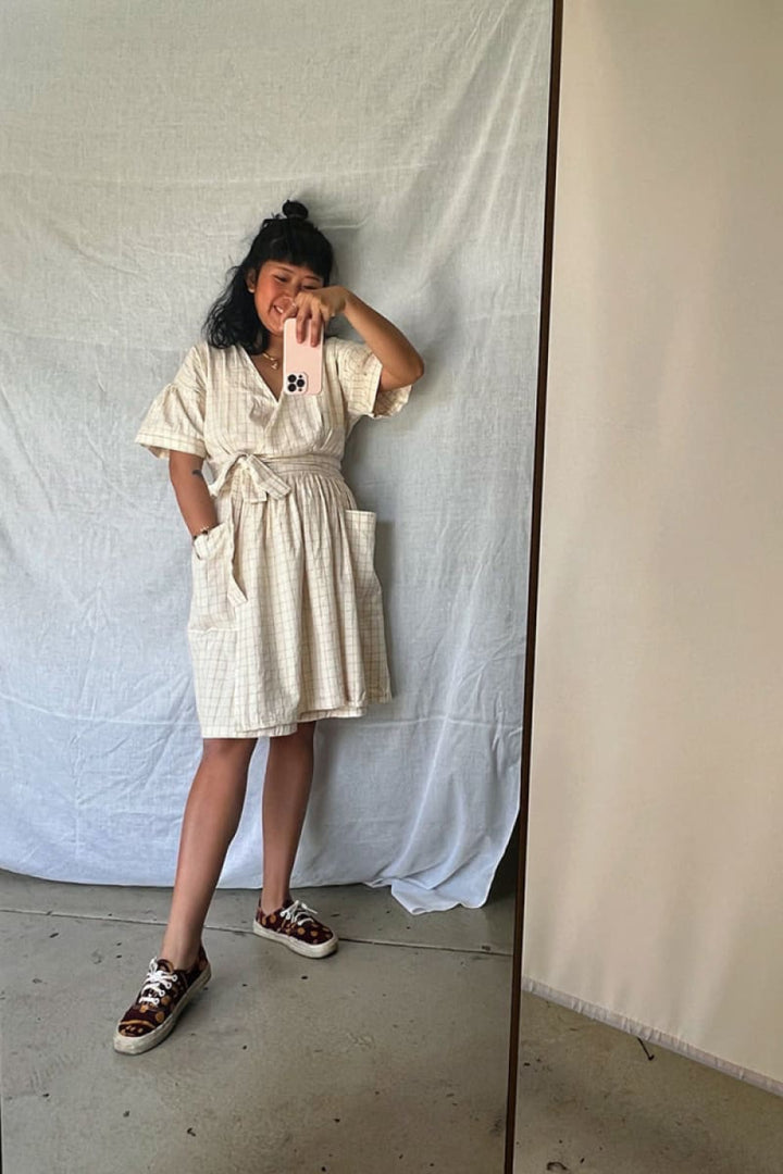 Maï Wrap Dress - Canary - S - Dresses