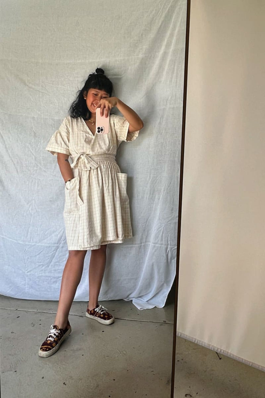 Maï Wrap Dress - Canary - S - Dresses