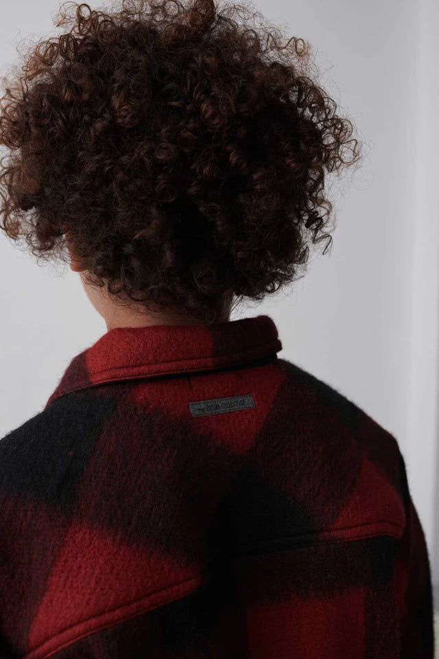 Plaid wool overshirt - Unique