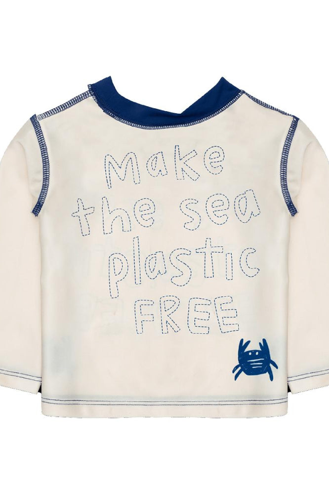 Make The Sea Plastic Free Sand Rashguard - Sand - Rash Guard