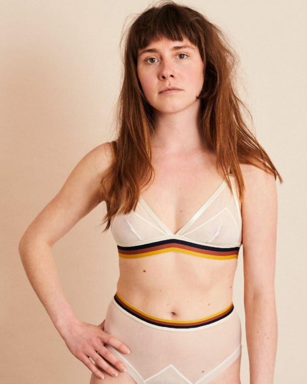 Make Yourself Home Highwaist Briefs - Ivory - FINAL SALE - XS - Underwear