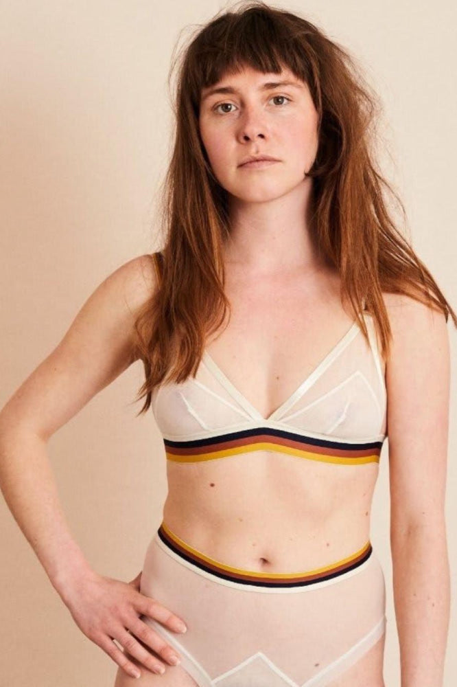 Make Yourself Home Highwaist Briefs - Ivory - FINAL SALE - XS - Underwear