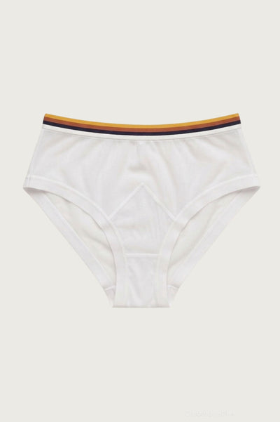 Make Yourself Home Highwaist Briefs - Ivory - FINAL SALE - XS - Underwear