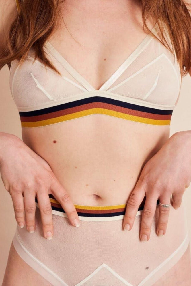 Make Yourself Home Highwaist Briefs - Ivory - FINAL SALE - XS - Underwear
