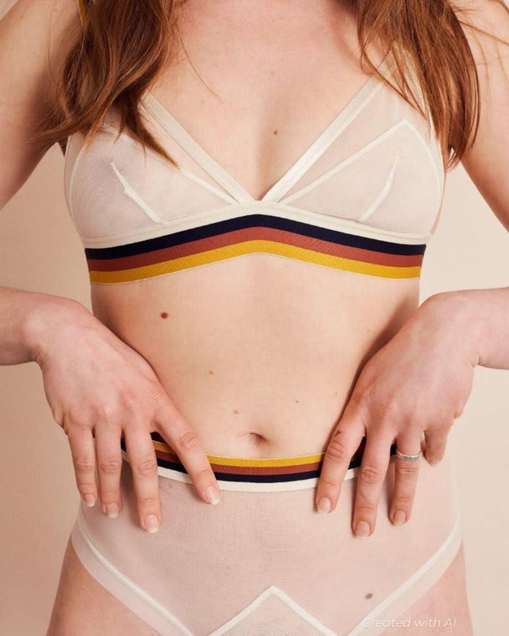 Make Yourself Home Highwaist Briefs - Ivory - FINAL SALE - XS - Underwear