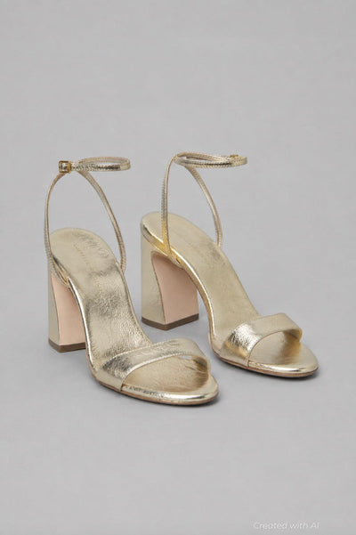 Malia Heeled Sandals - Champagne - Sandals