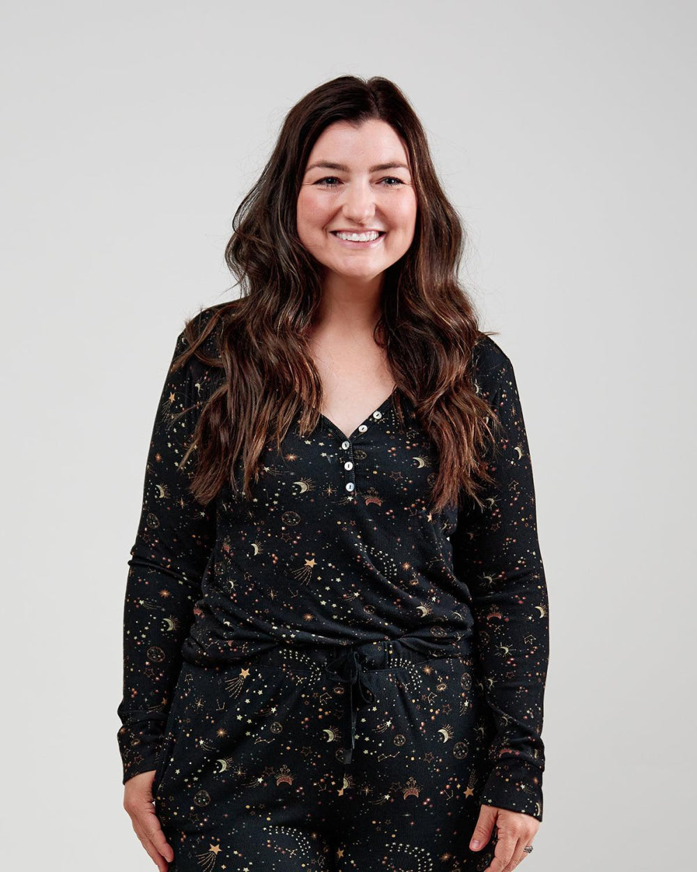 Mama Henley Top - Celestial - Pajamas