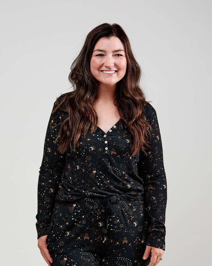 Mama Henley Top - Celestial - Pajamas