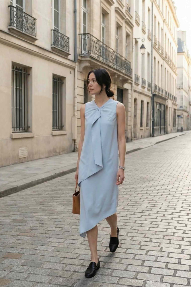Manali Tunic - Powder Blue - Dresses