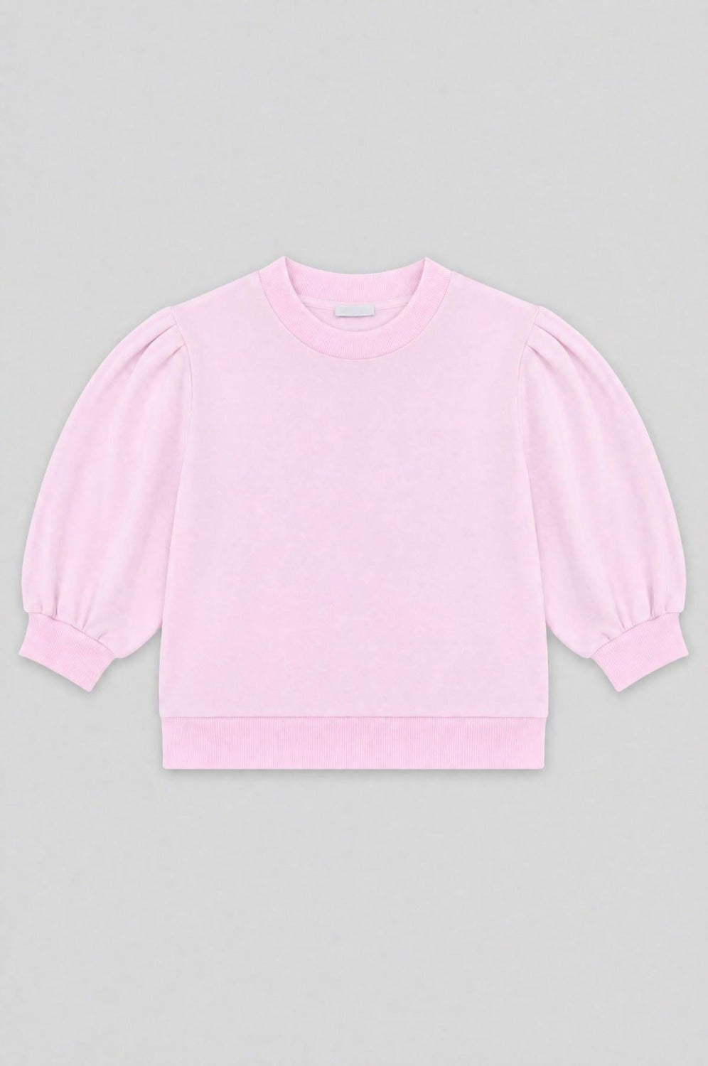Mandi Cropped Sweatshirt - Pink - Crewneck Sweatshirt