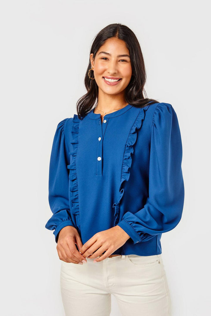 Margaret - Navy - Blouse
