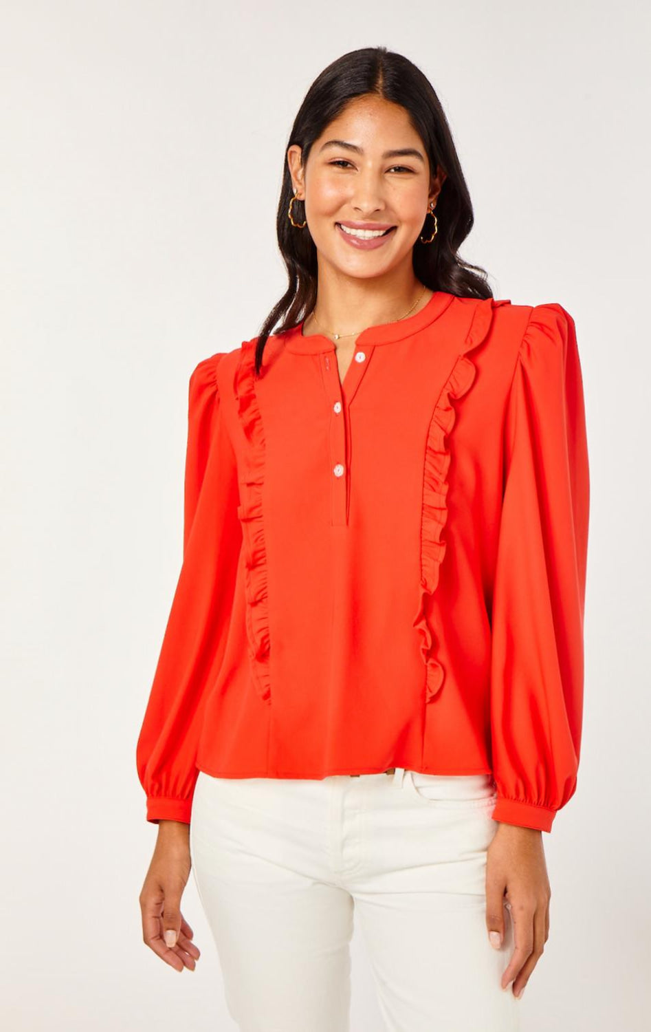 Margaret - Red - Blouse