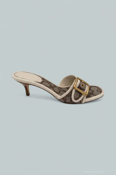 Margo Signature Jacquard - Oak/Chalk - Sandals