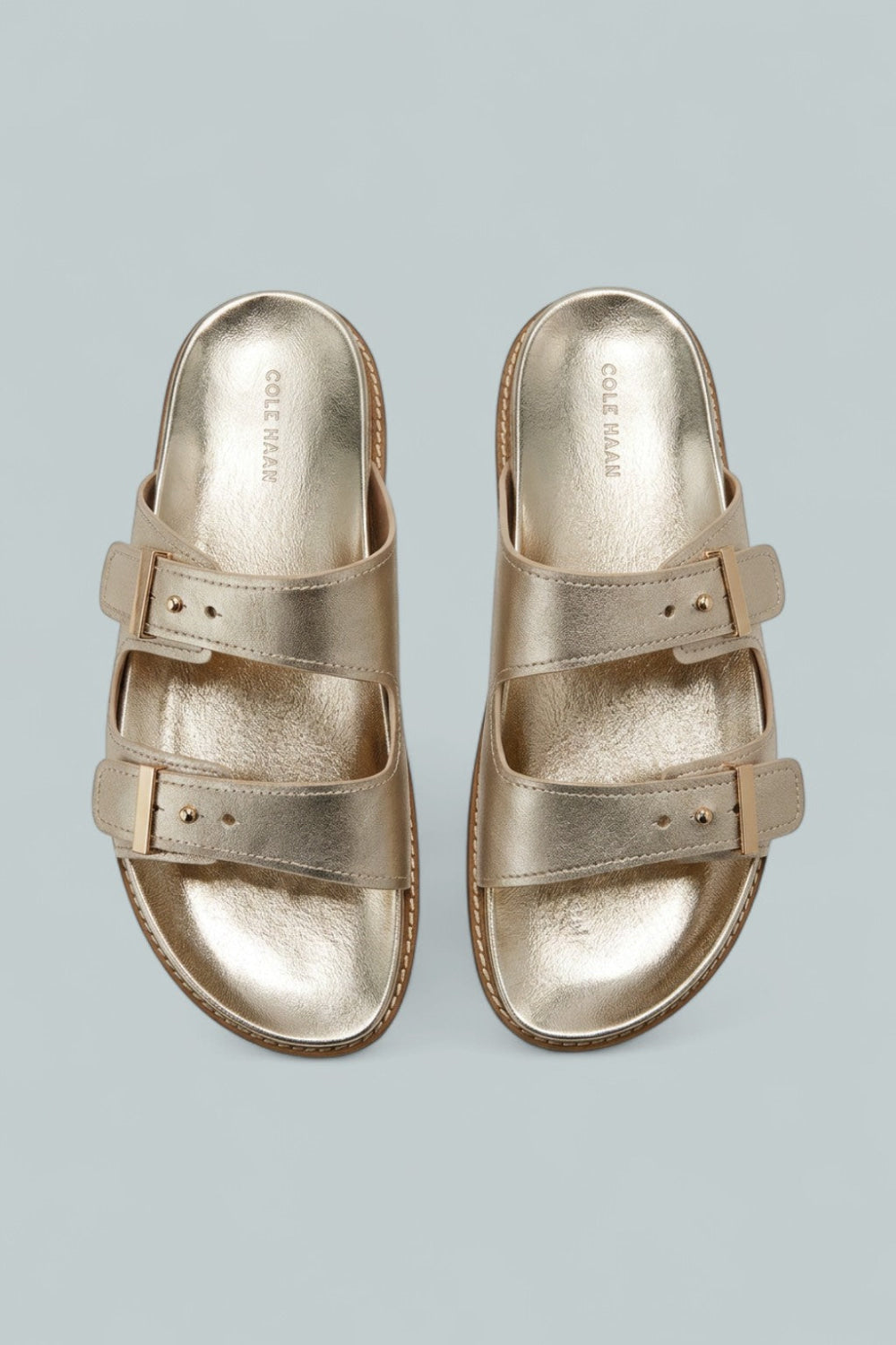Marisol Footbed Sandals - Soft Gold - 10 - Sandals