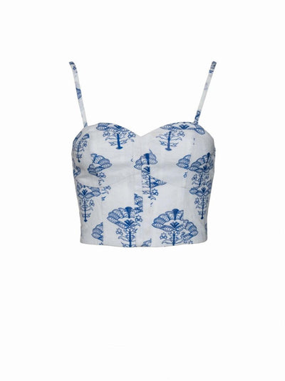Marlyn Bustier - Lotus-Flower - Crop Top
