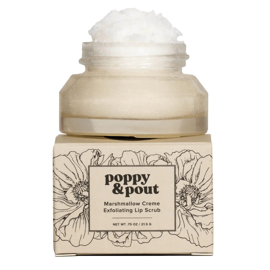 Lip Scrub - Marshmallow Creme Lip Scrubs Poppy & Pout 